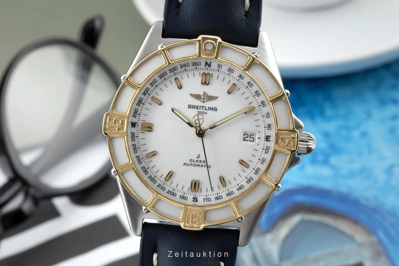 Breitling J-Class steel / gold automatic men's watch 80250 [2400833]