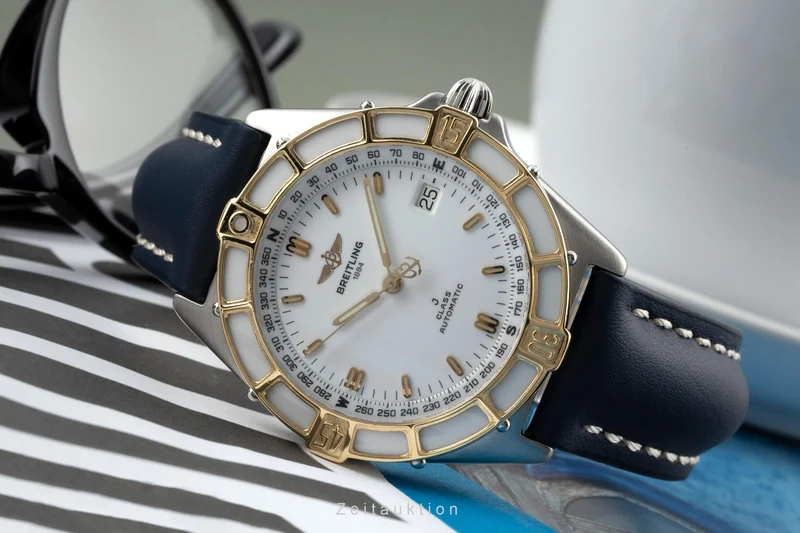 Breitling J-Class steel / gold automatic men's watch 80250 [2400833]