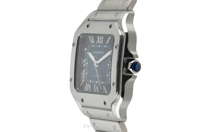 Cartier Santos steel automatic men's watch WSSA0063, 4075 LP: 7600EUR [2400829]