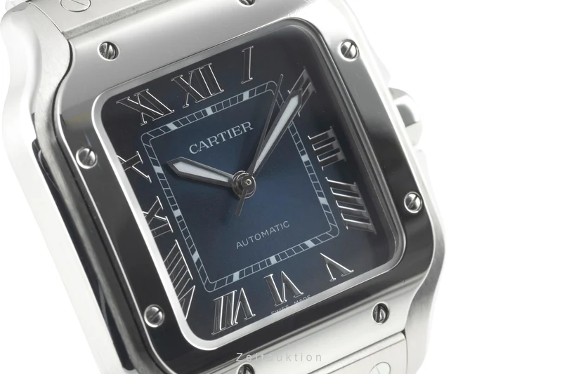 Cartier Santos steel automatic men's watch WSSA0063, 4075 LP: 7600EUR [2400829]