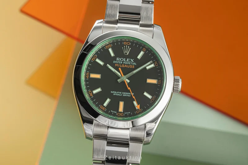 Rolex Milgauss steel automatic men's watch 116400GV [2400789]