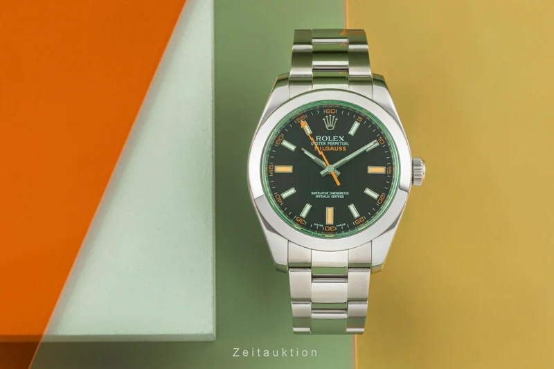 Rolex Milgauss steel automatic men's watch 116400GV [2400789]