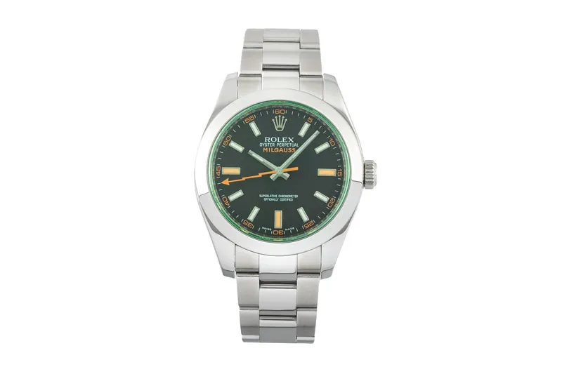 Rolex Milgauss steel automatic men's watch 116400GV [2400789]