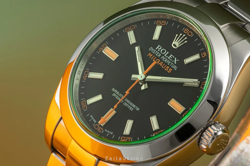 Rolex Milgauss steel automatic men's watch 116400GV [2400789]
