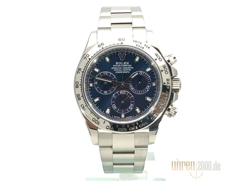 Rolex Cosmograph Daytona 116509 Weißgold Blau aus 2016 LC100