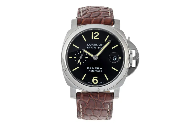 Panerai Luminor Marina steel automatic men's watch PAM00048 LP: 7900EUR [2305681]