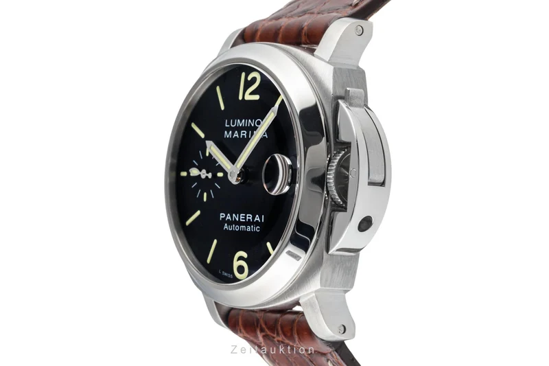 Panerai Luminor Marina steel automatic men's watch PAM00048 LP: 7900EUR [2305681]