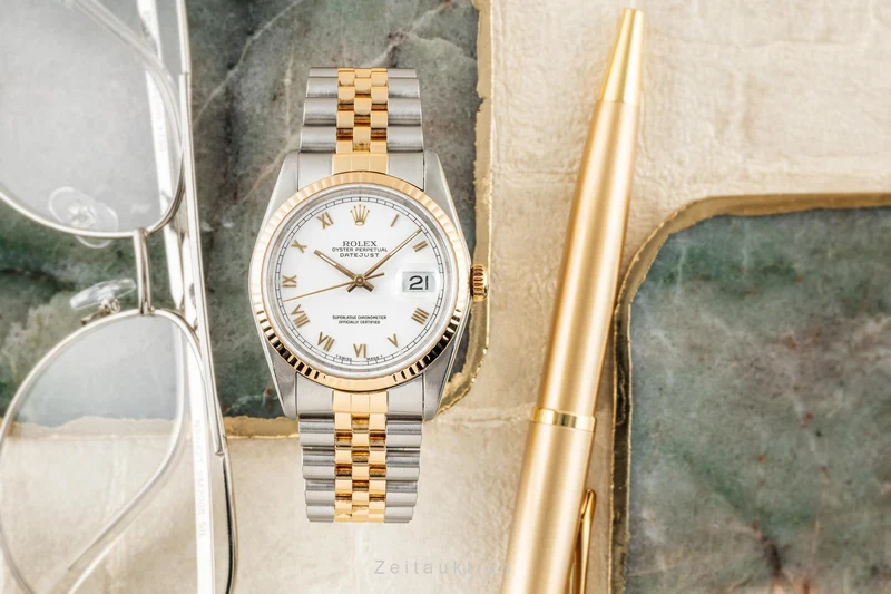 Rolex Datejust steel / gold automatic men's watch 16233 LP: 12450EUR [2305660]
