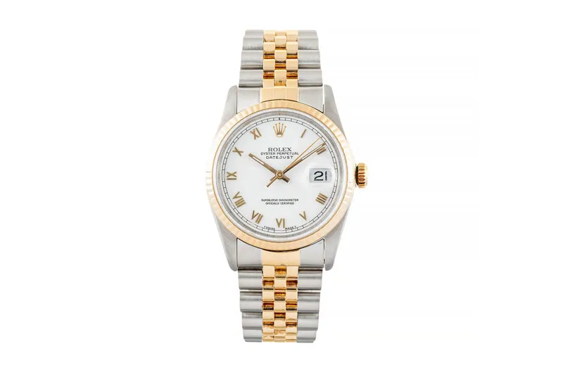 Rolex Datejust steel / gold automatic men's watch 16233 LP: 12450EUR [2305660]