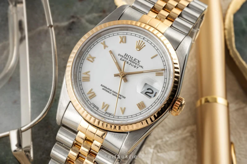 Rolex Datejust steel / gold automatic men's watch 16233 LP: 12450EUR [2305660]
