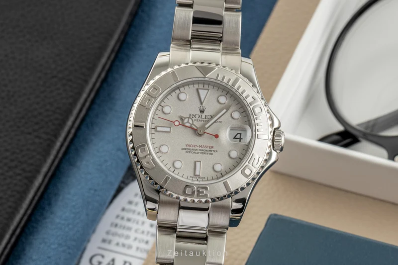 Rolex Yacht-Master steel / platinium automatic men's watch 168622 LP: 11550EUR [2305634]