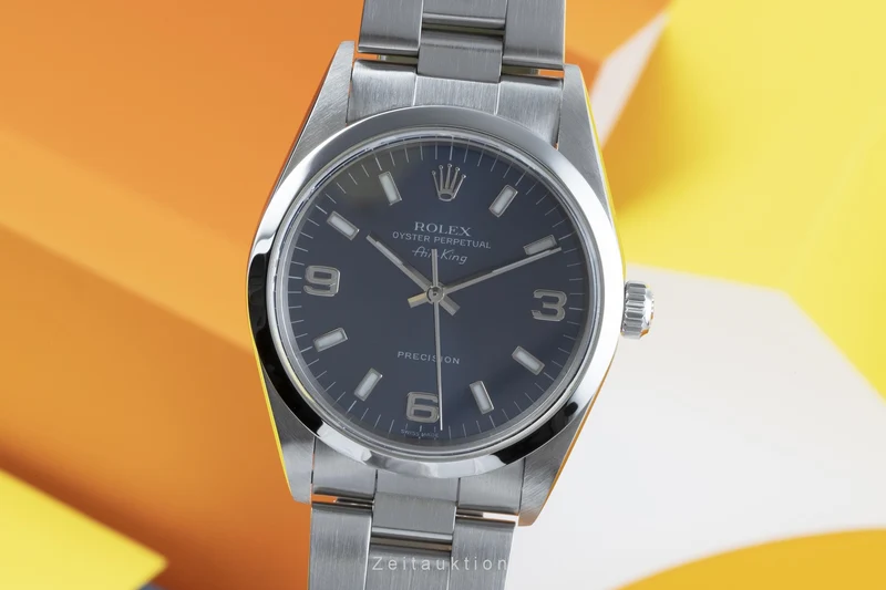Rolex Air King steel automatic men's watch 14000 [2205020]