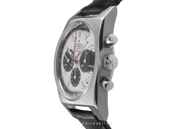 Zenith El Primero chronograph steel automatic men's watch 03.A384.400/21.C815 LP: 9300EUR [2503131]