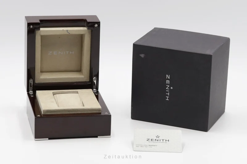 Zenith El Primero chronograph steel automatic men's watch 03.A384.400/21.C815 LP: 9300EUR [2503131]