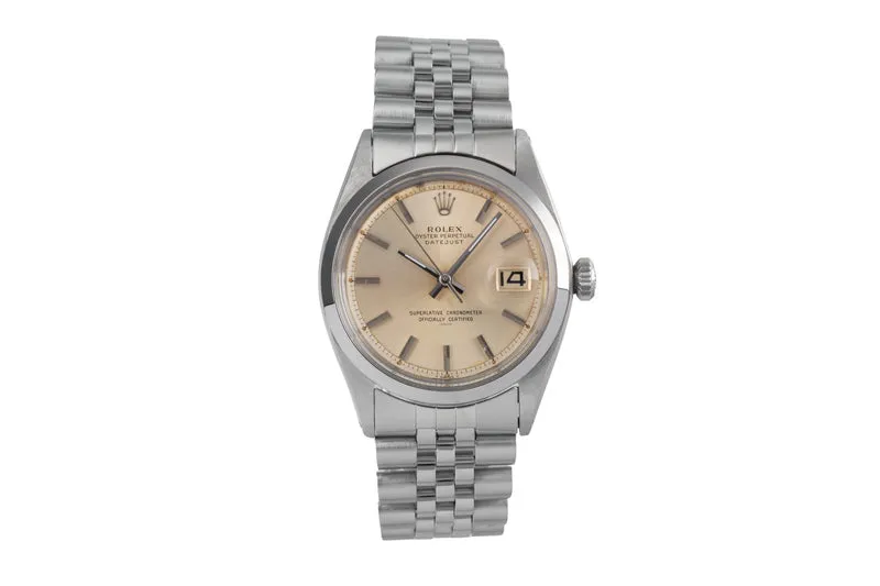 Rolex Datejust steel / white gold automatic men's watch 1600 Vintage [2502611]