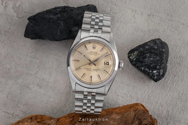 Rolex Datejust steel / white gold automatic men's watch 1600 Vintage [2502611]
