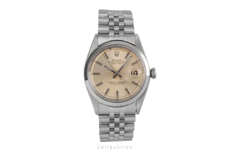 Rolex Datejust steel / white gold automatic men's watch 1600 Vintage [2502611]