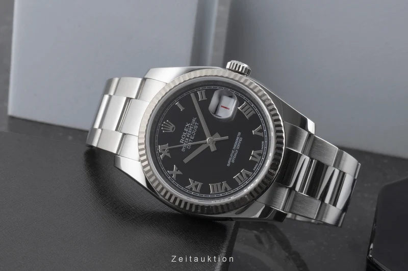 Rolex Datejust steel / white gold automatic men's watch 116234 [2503530]