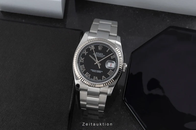 Rolex Datejust steel / white gold automatic men's watch 116234 [2503530]