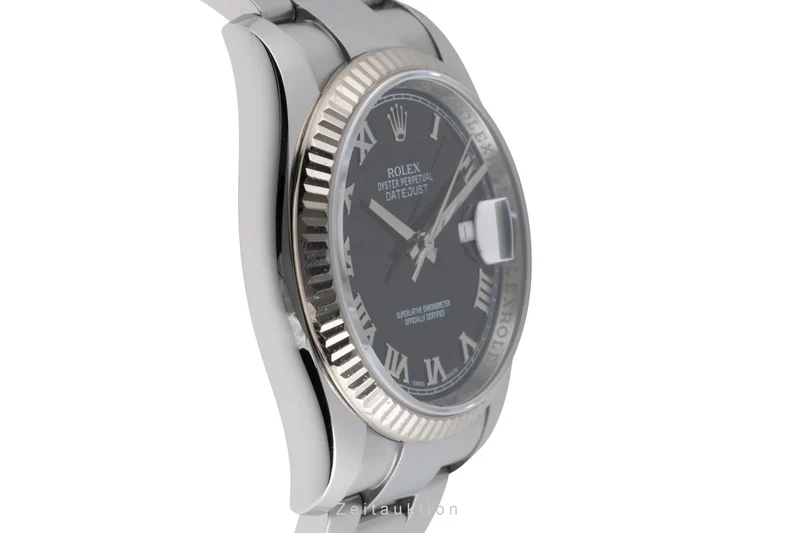 Rolex Datejust steel / white gold automatic men's watch 116234 [2503530]