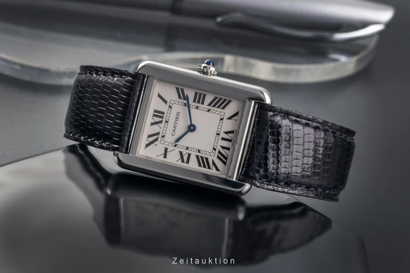 Cartier Tank steel quartz women's watch W5200013 LP: 5000EUR [2502830]