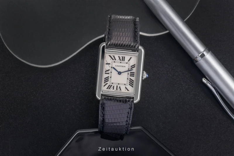 Cartier Tank steel quartz women's watch W5200013 LP: 5000EUR [2502830]