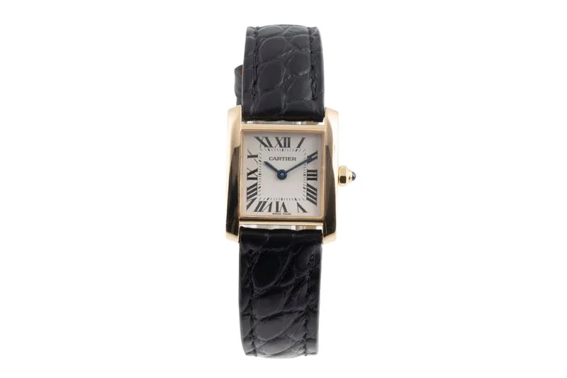 Cartier Tank Francaise 18 ct gold quartz women's watch W5000256 [2503394]