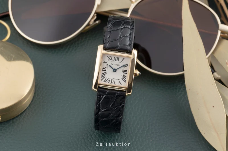 Cartier Tank Francaise 18 ct gold quartz women's watch W5000256 [2503394]