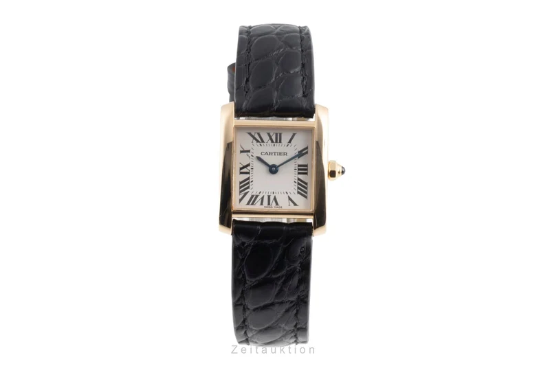 Cartier Tank Francaise 18 ct gold quartz women's watch W5000256 [2503394]