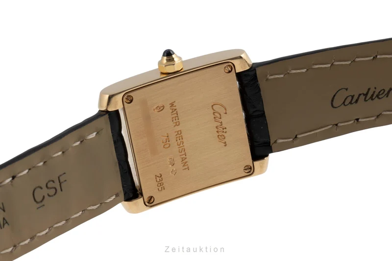 Cartier Tank Francaise 18 ct gold quartz women's watch W5000256 [2503394]