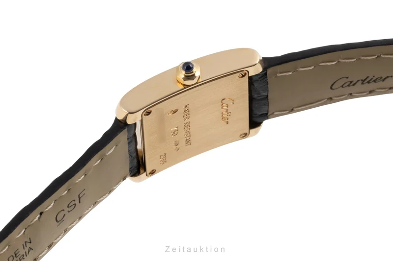 Cartier Tank Francaise 18 ct gold quartz women's watch W5000256 [2503394]