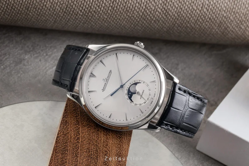 Jaeger LeCoultre Master Ultra Thin steel automatic men's watch Q1368420 , 176.8.64.S LP: 12200EUR [2503677]
