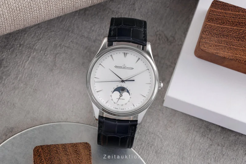 Jaeger LeCoultre Master Ultra Thin steel automatic men's watch Q1368420 , 176.8.64.S LP: 12200EUR [2503677]