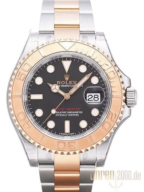 Rolex Yacht-Master 40 Edelstahl Everose-Gold 116621 Schwarz aus 2017