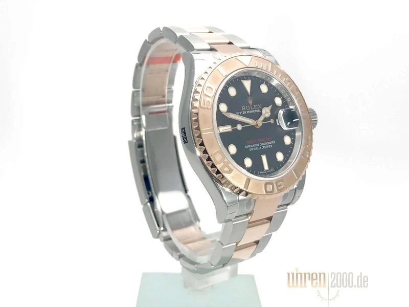 Rolex Yacht-Master 40 Edelstahl Everose-Gold 116621 Schwarz aus 2017