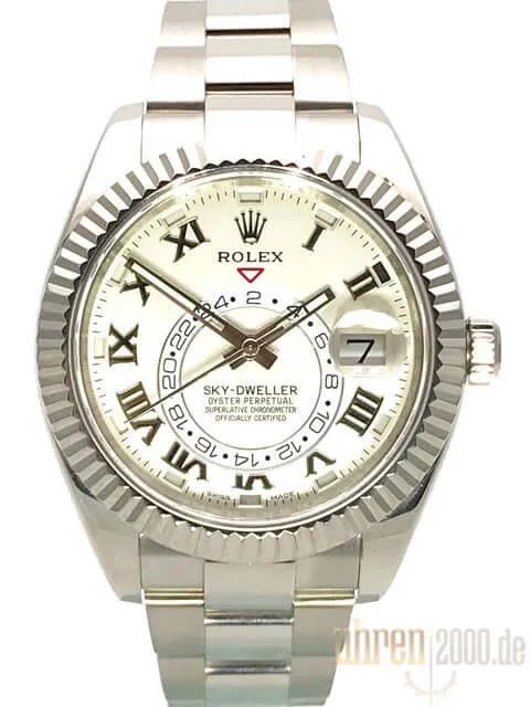 Rolex Sky-Dweller 326939 Weißgold Ivory aus 2015