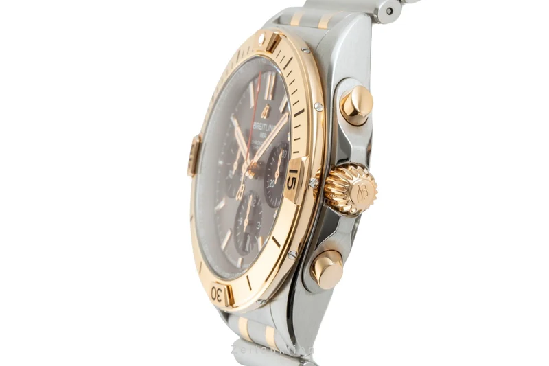 Breitling Chronomat chronograph steel / gold automatic men's watch UB0134101B1U1 LP: 12950EUR [2400769]