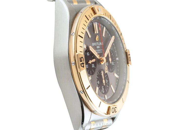 Breitling Chronomat chronograph steel / gold automatic men's watch UB0134101B1U1 LP: 12950EUR [2400769]
