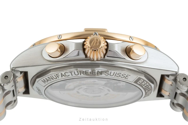Breitling Chronomat chronograph steel / gold automatic men's watch UB0134101B1U1 LP: 12950EUR [2400769]
