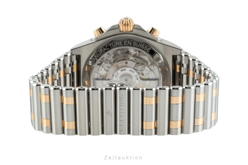 Breitling Chronomat chronograph steel / gold automatic men's watch UB0134101B1U1 LP: 12950EUR [2400769]