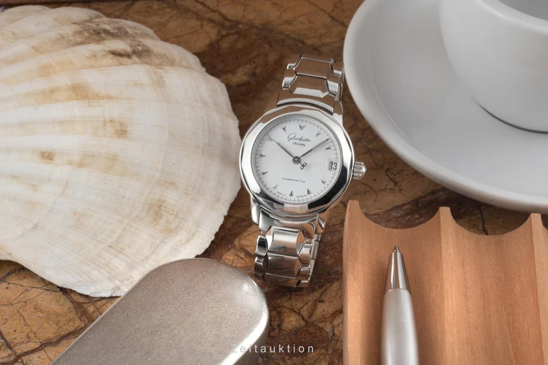 Glashütte Lady Sport steel automatic women's watch 10-33-41-51-04 LP: 6100EUR [2400718]