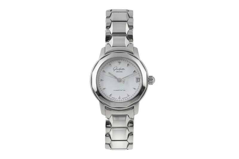 Glashütte Lady Sport steel automatic women's watch 10-33-41-51-04 LP: 6100EUR [2400718]