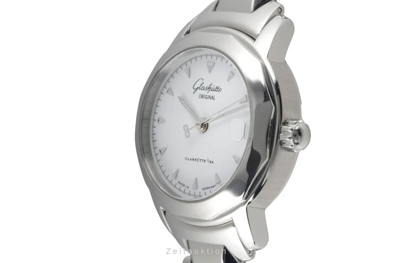 Glashütte Lady Sport steel automatic women's watch 10-33-41-51-04 LP: 6100EUR [2400718]