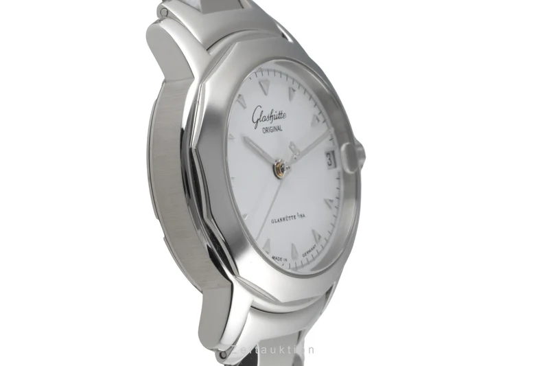 Glashütte Lady Sport steel automatic women's watch 10-33-41-51-04 LP: 6100EUR [2400718]