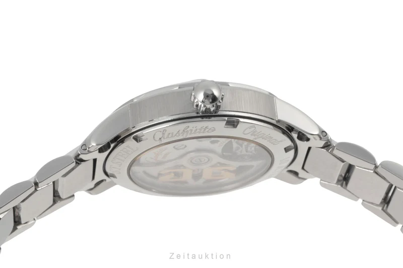 Glashütte Lady Sport steel automatic women's watch 10-33-41-51-04 LP: 6100EUR [2400718]