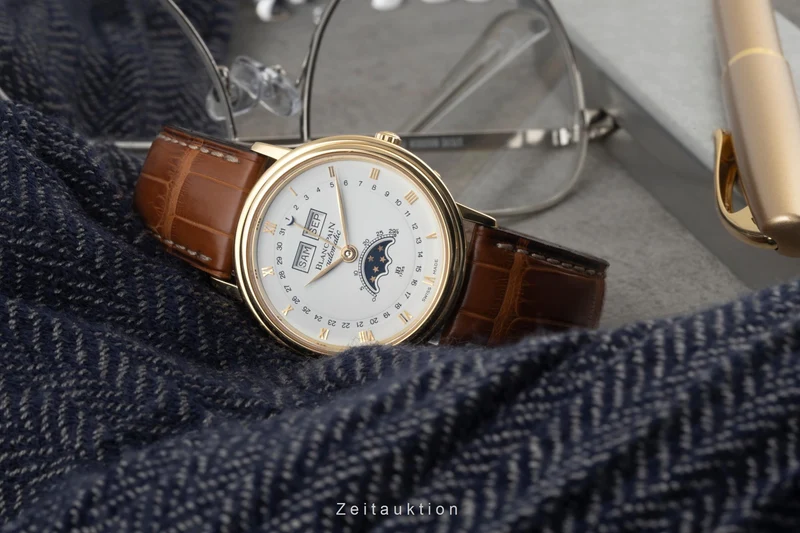 Blancpain Villeret 18 ct gold automatic men's watch 6595-1418 F 55 LP: 27250EUR [2400689]