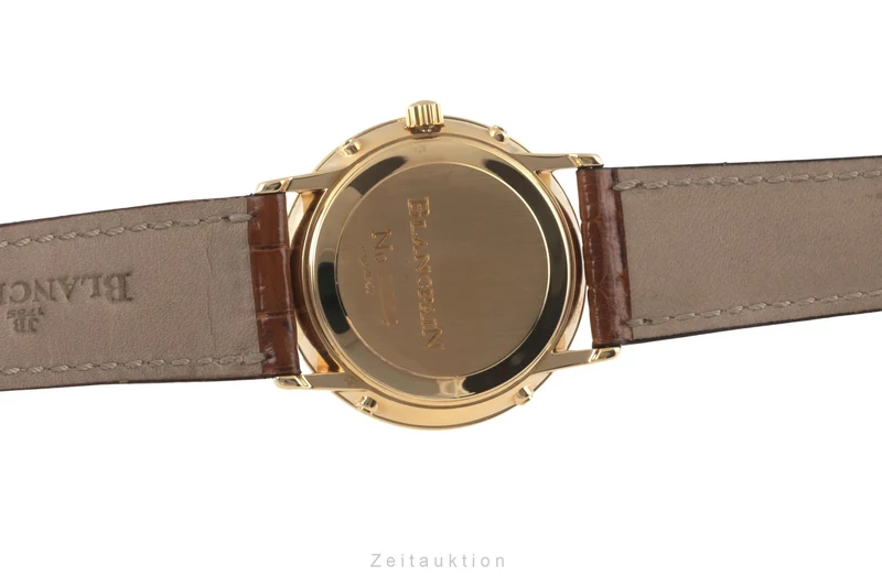 Blancpain Villeret 18 ct gold automatic men's watch 6595-1418 F 55 LP: 27250EUR [2400689]
