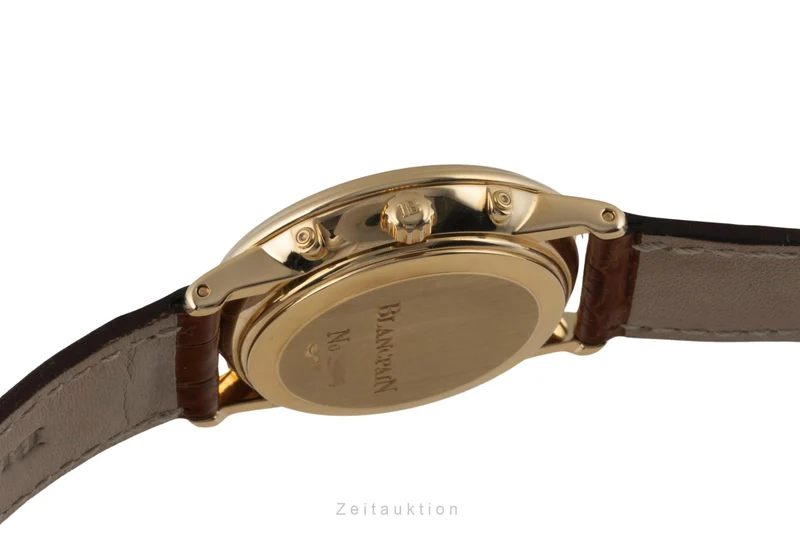 Blancpain Villeret 18 ct gold automatic men's watch 6595-1418 F 55 LP: 27250EUR [2400689]