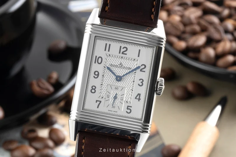 Jaeger LeCoultre Reverso steel manual winding men's watch Q3858522, 214.8.62 LP: 11400EUR [2400682]