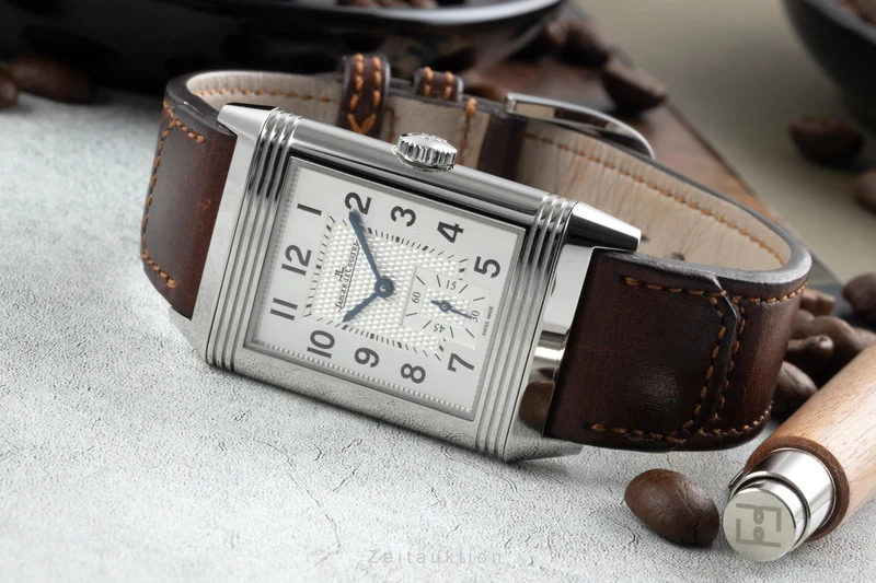 Jaeger LeCoultre Reverso steel manual winding men's watch Q3858522, 214.8.62 LP: 11400EUR [2400682]
